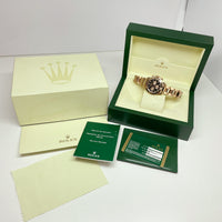 Pre-Owned Rolex 40mm 18K Rose Gold Daytona Black Dial Watch M Series 2007 116505