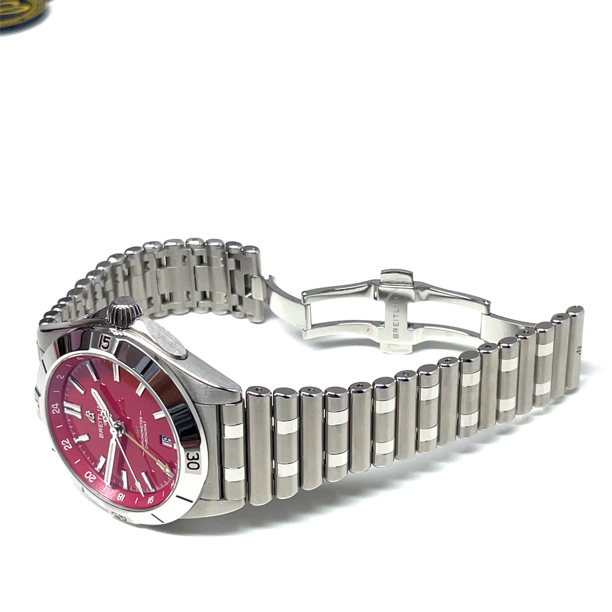 833-006aPre-Owned Breitling Chronomat GMT 40mm NFL San Francisco 49ers Red A32398 img520_4_69c23d4a-c919-418c-8153-d4c5076ea09c