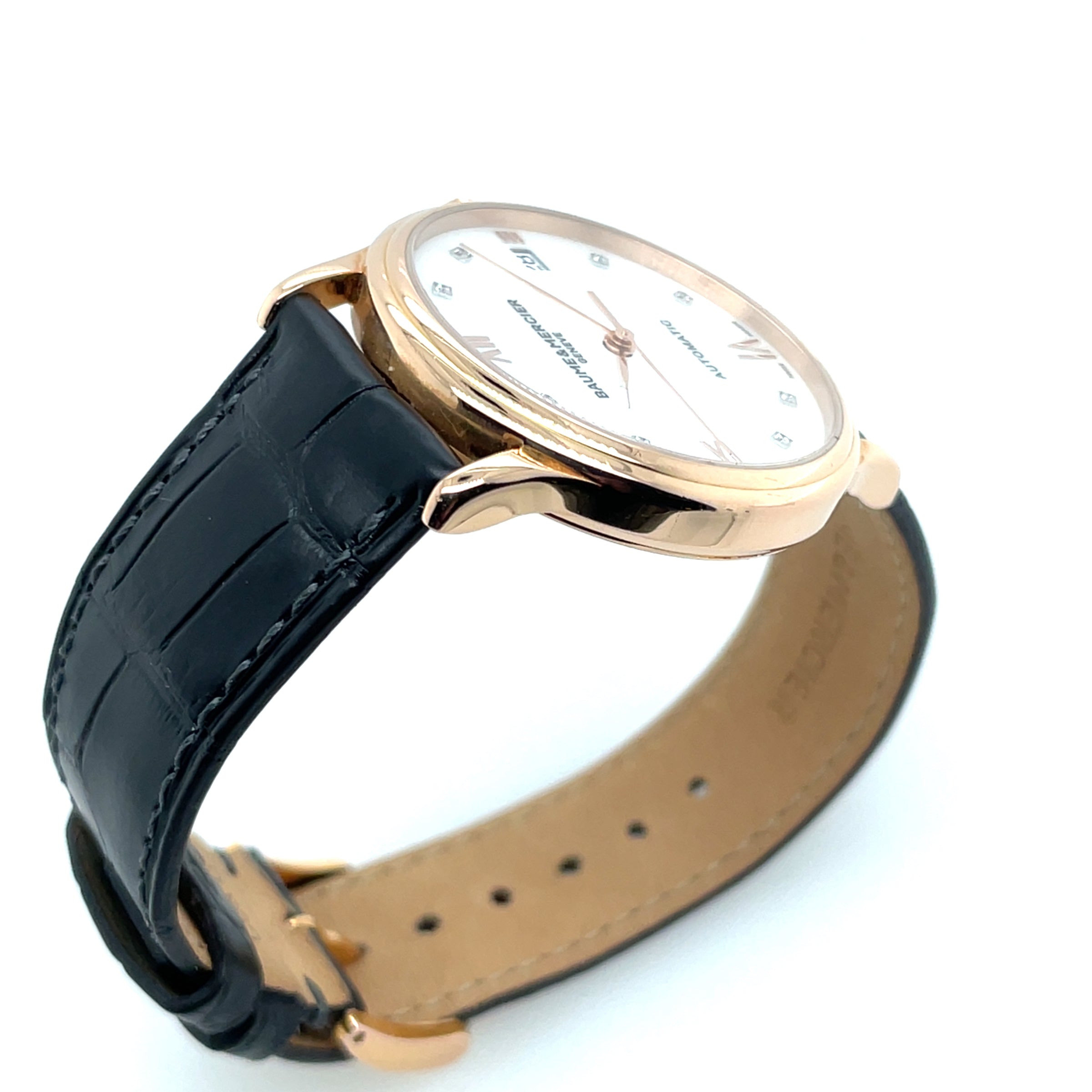 Pre-Owned Baume & Mercier Classima Mother of Pearl Watch Automatic18K Gold MOA10077 33mm