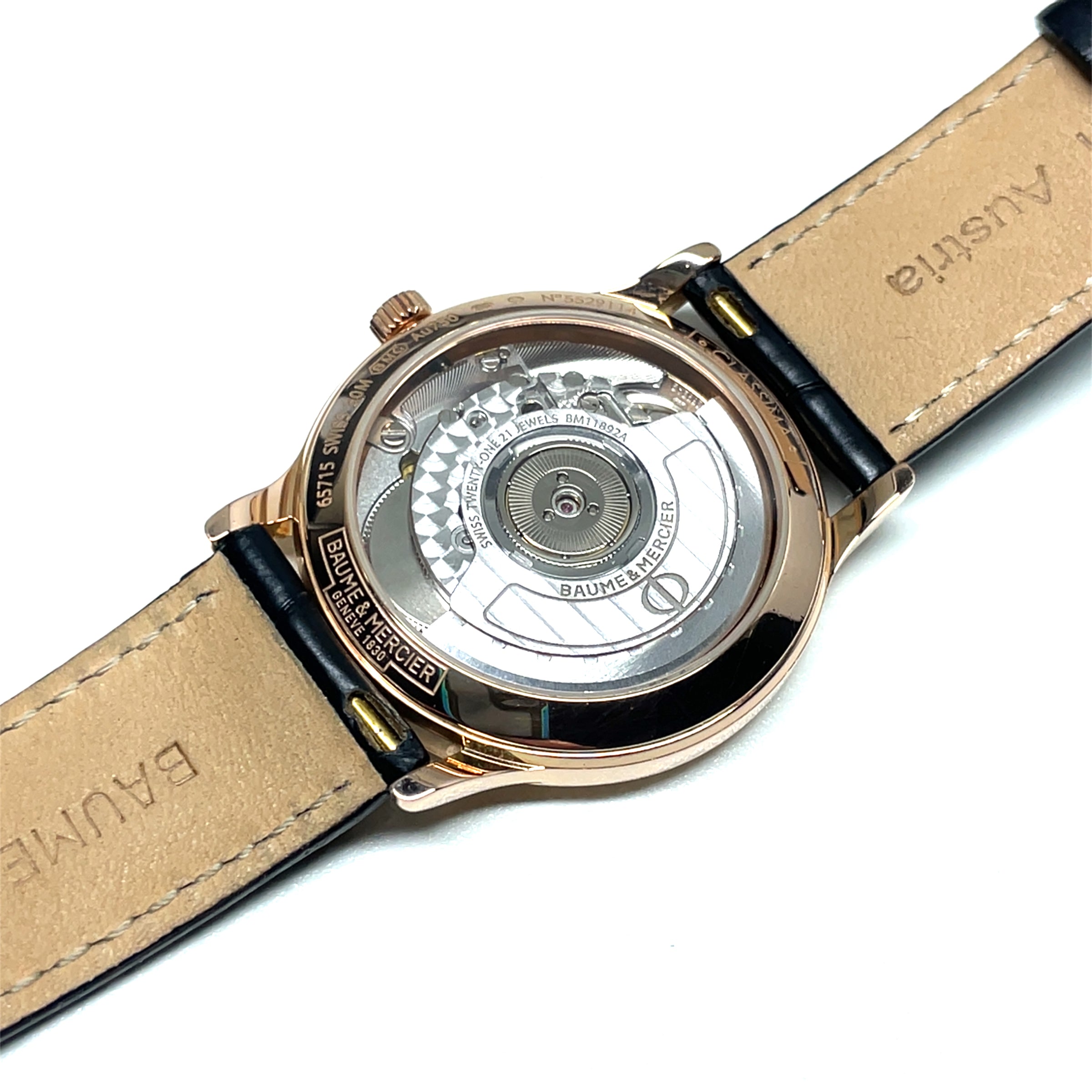 Pre-Owned Baume & Mercier Classima Mother of Pearl Watch Automatic18K Gold MOA10077 33mm