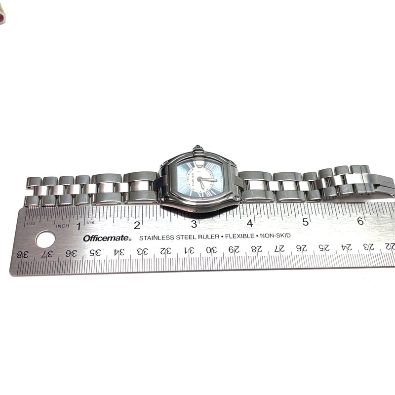 Pre-Owned Cartier Roadster Ice Blue Dial 29mm Watch 2675