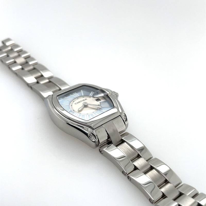 Pre-Owned Cartier Roadster Ice Blue Dial 29mm Watch 2675