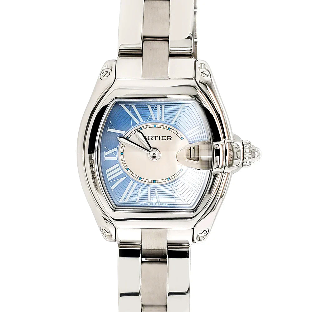 Pre-Owned Cartier Roadster Ice Blue Dial 29mm Watch 2675