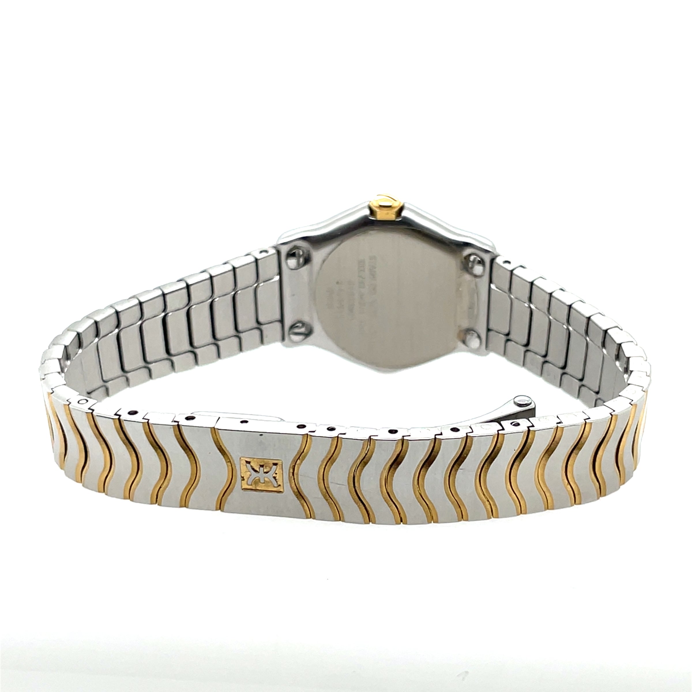 Pre-owned Ebel Sport Classic Mini Mother of Pearl Diamond Watch 24mm