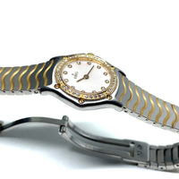 Pre-owned Ebel Sport Classic Mini Mother of Pearl Diamond Watch 24mm