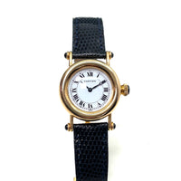 Pre-owned Cartier Diabolo 27mm 18K Yellow Gold Watch 1440 Quartz