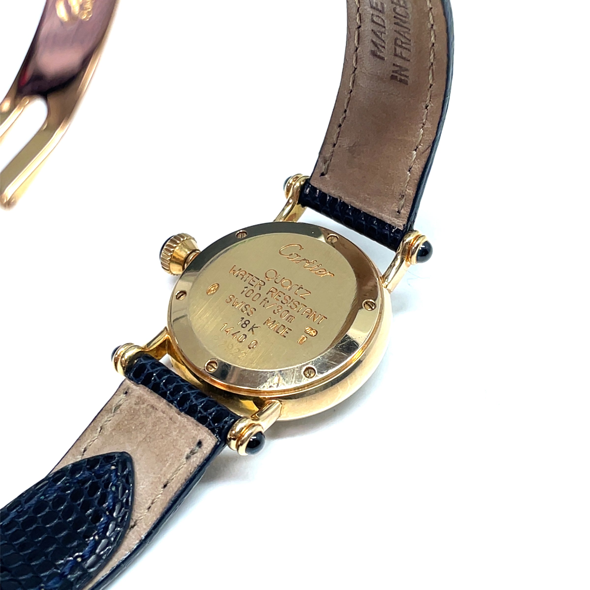 Pre-owned Cartier Diabolo 27mm 18K Yellow Gold Watch 1440 Quartz