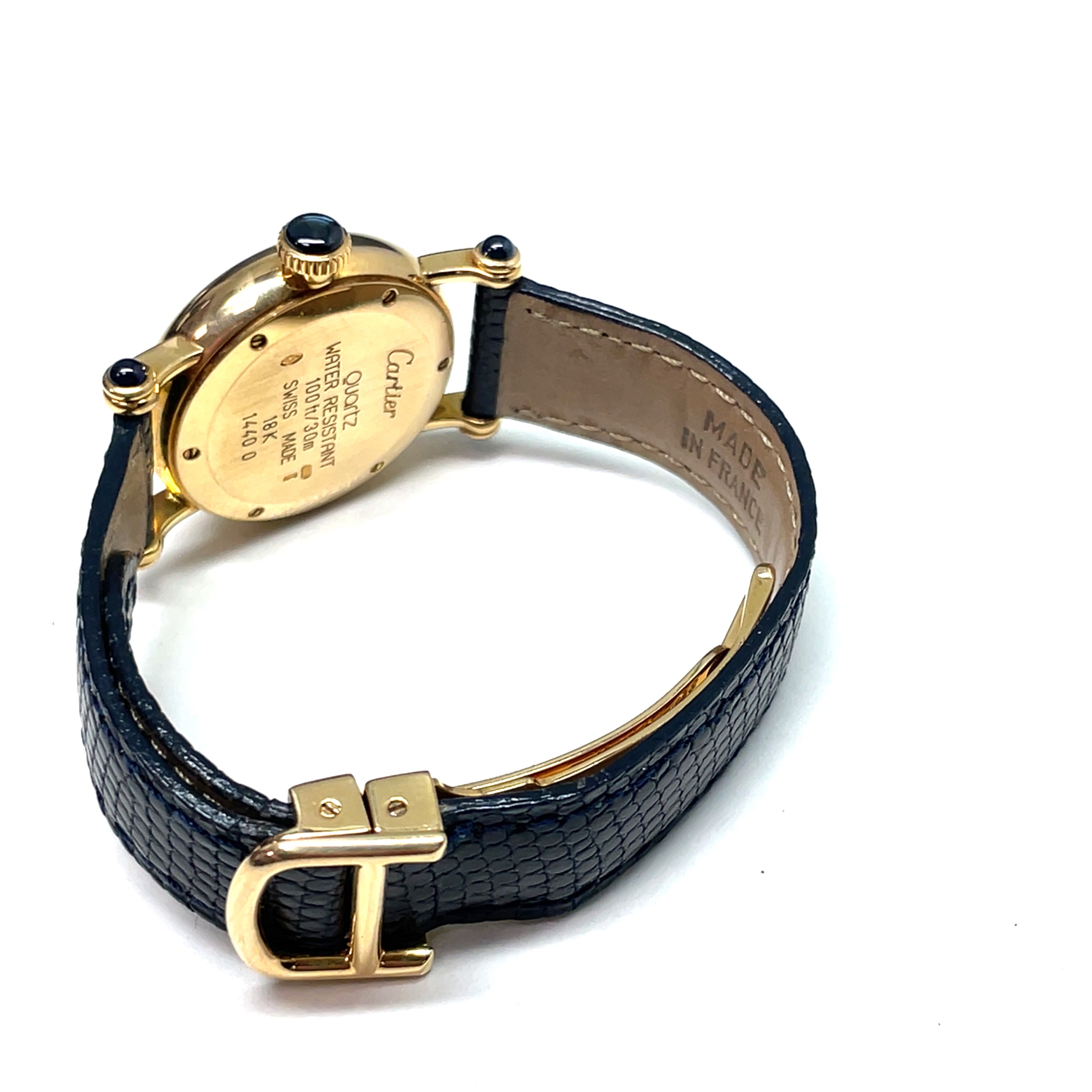 Pre-owned Cartier Diabolo 27mm 18K Yellow Gold Watch 1440 Quartz