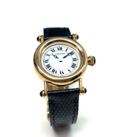 Pre-owned Cartier Diabolo 27mm 18K Yellow Gold Watch 1440 Quartz