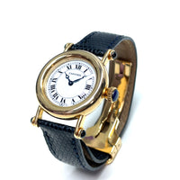 Pre-owned Cartier Diabolo 27mm 18K Yellow Gold Watch 1440 Quartz