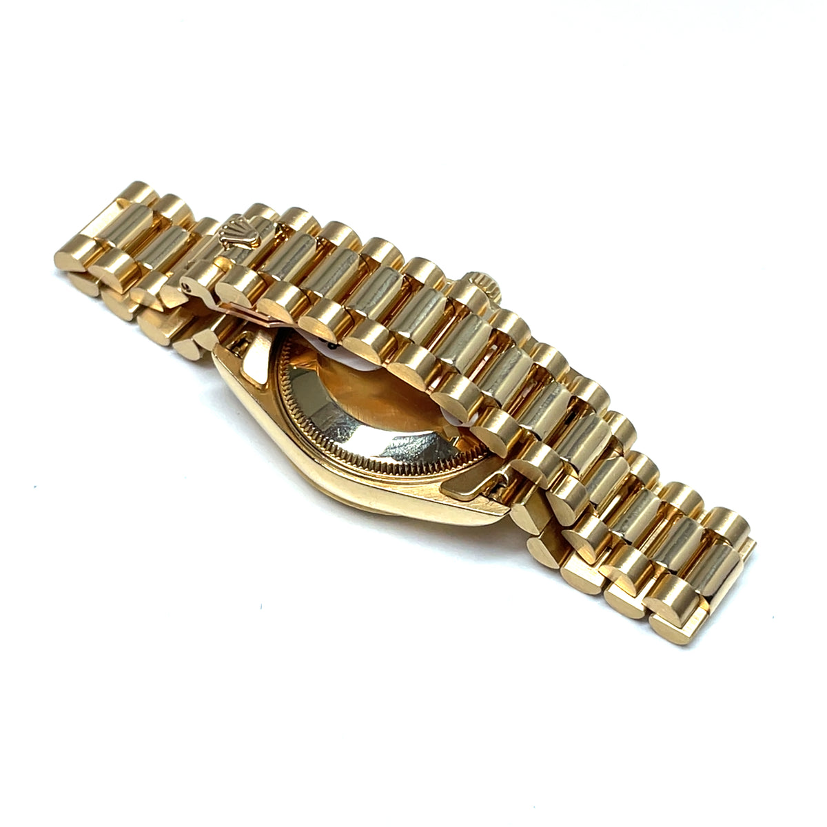 Pre-owned Rolex Gold DateJust 68278 Diamond Champagne Dial Watch 31mm 1993