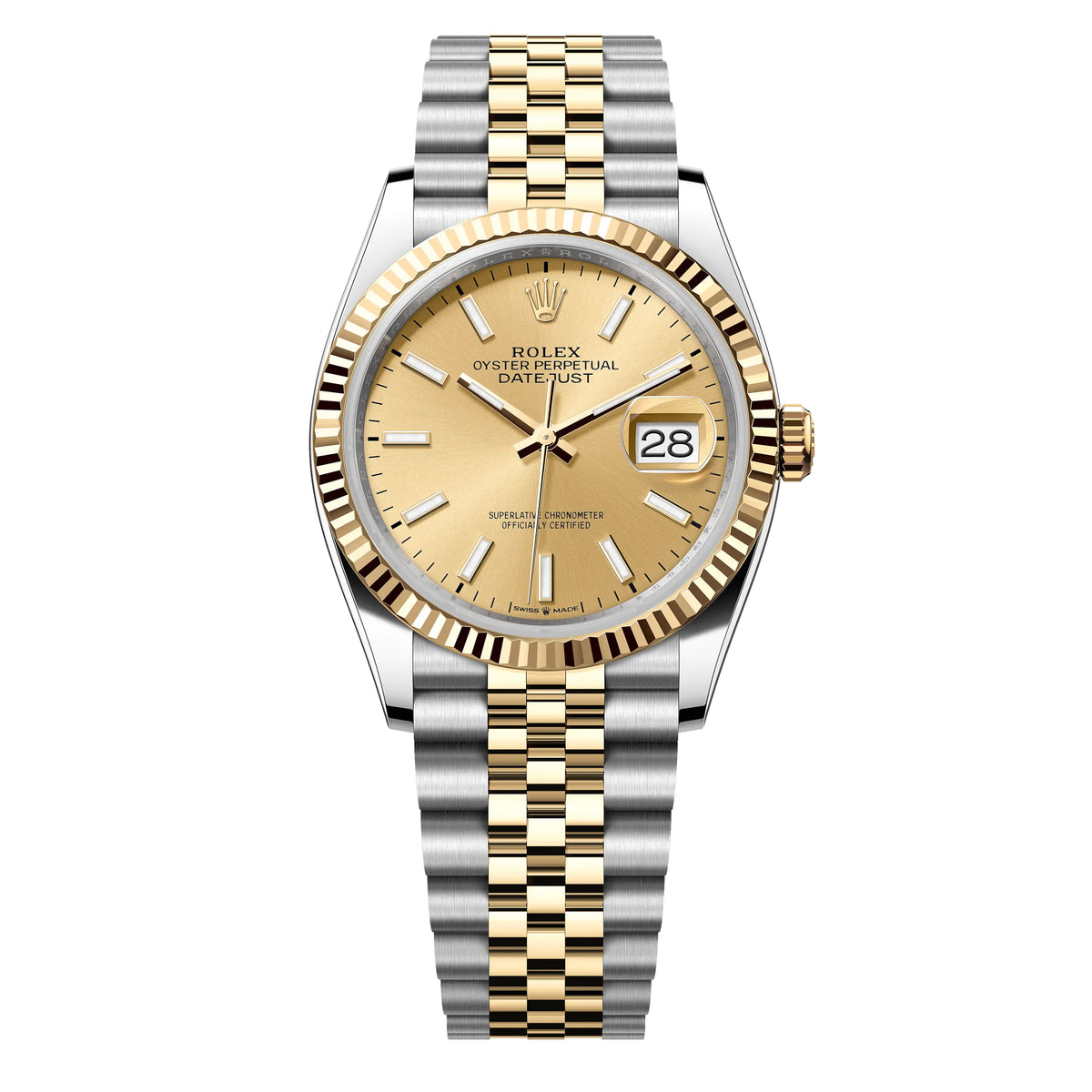 Pre-Owned Rolex OysterSteel Datejust Jubilee Bracelet Watch 36mm - NAGI