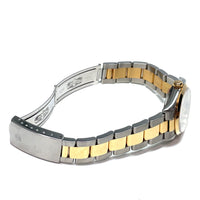 Pre-owned Rolex Oyster Perpetual 67483 Grey Dial Oyster Bracelet Two-tone 18K 31mm 1995