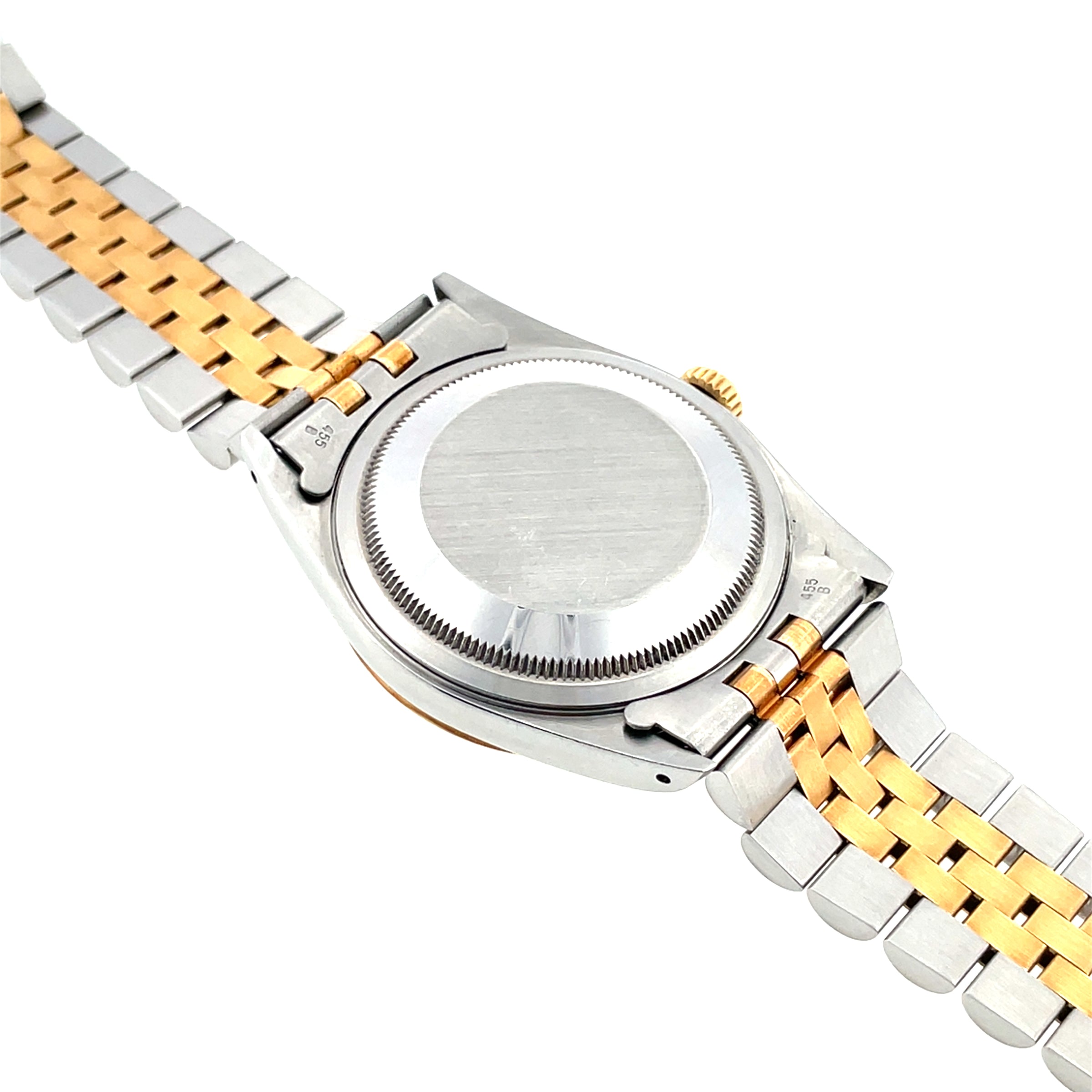 Pre-Owned Rolex Two-Tone Datejust 16233 36mm Champagne Dial Year 1992