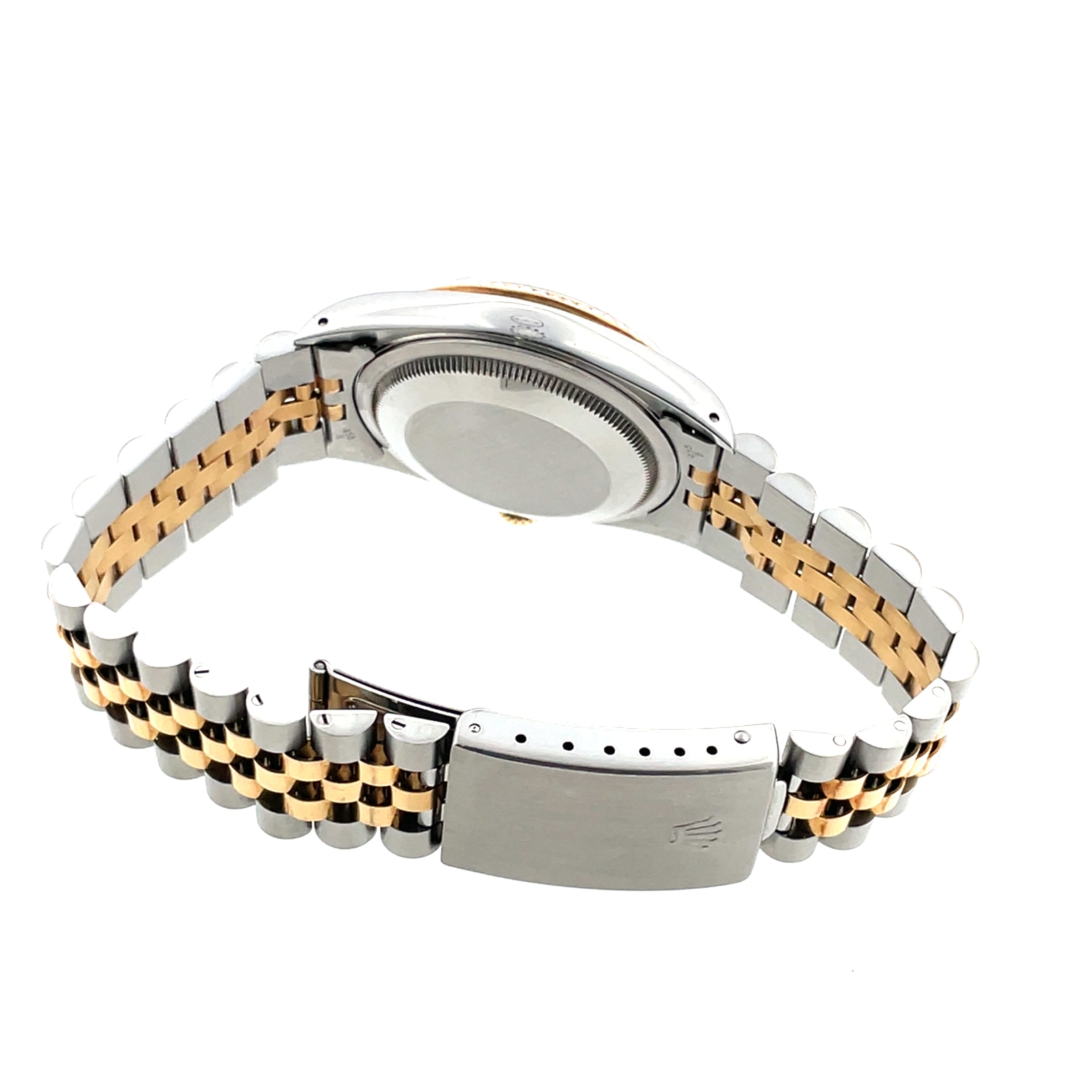 Pre-Owned Rolex Two-Tone Datejust 16233 36mm Champagne Dial Year 1992