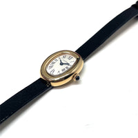 Pre-owned Cartier Baignoire 1920 Mini Watch 18K Yellow Gold WGBA0041