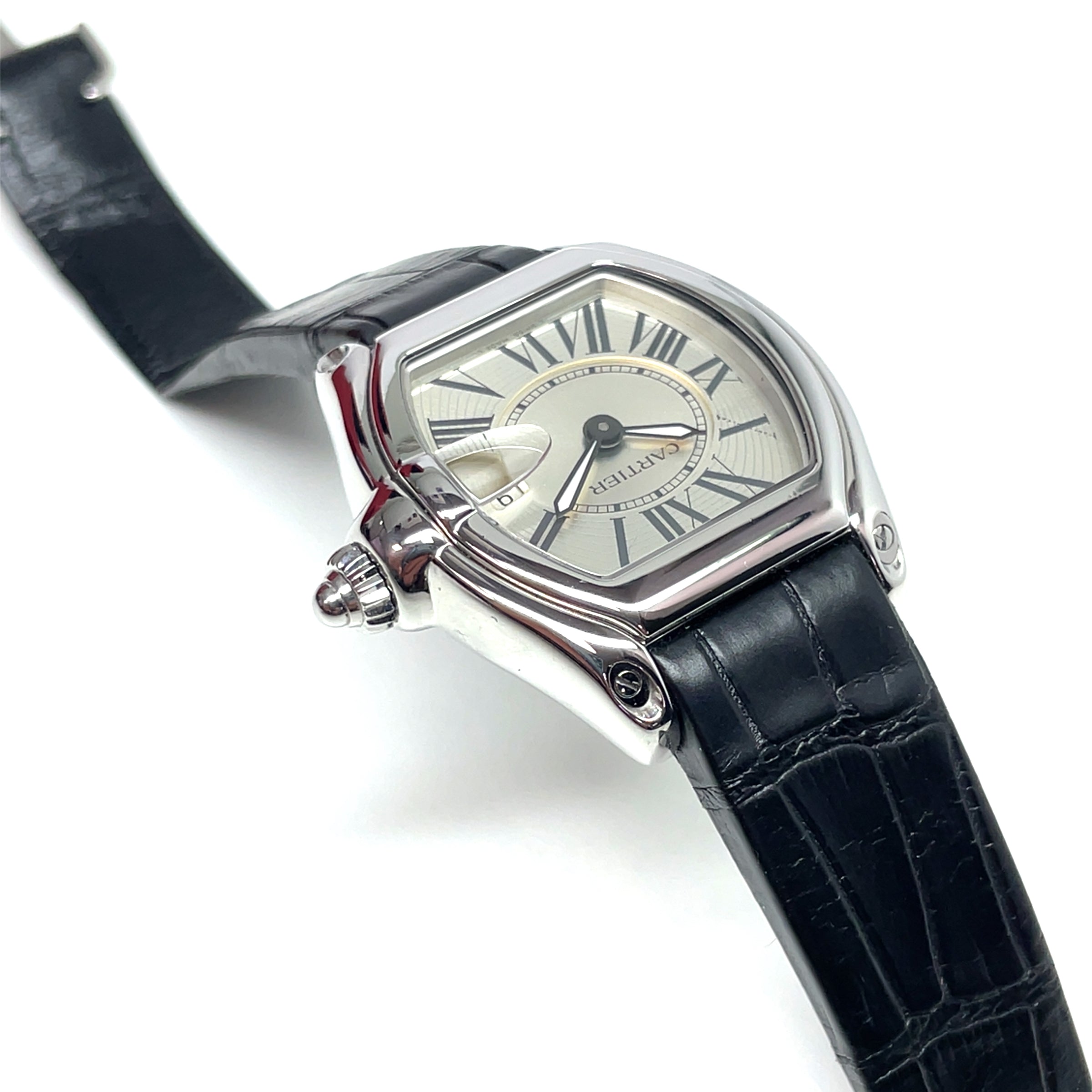 Pre-Owned Cartier Roadster Quartz Stainless Steel Quartz Women's Watch 31mm W62016V3