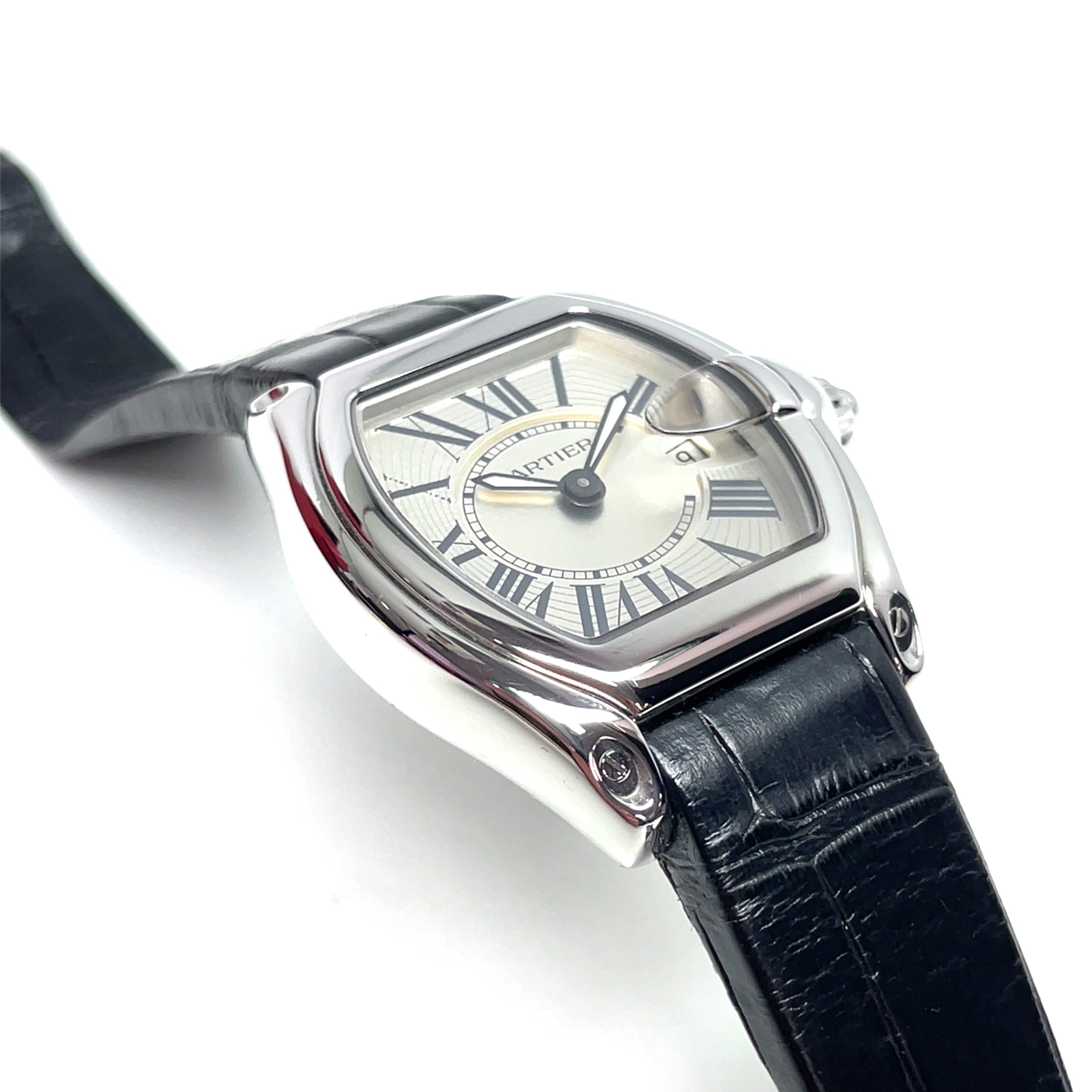 Pre-Owned Cartier Roadster Quartz Stainless Steel Quartz Women's Watch 31mm W62016V3