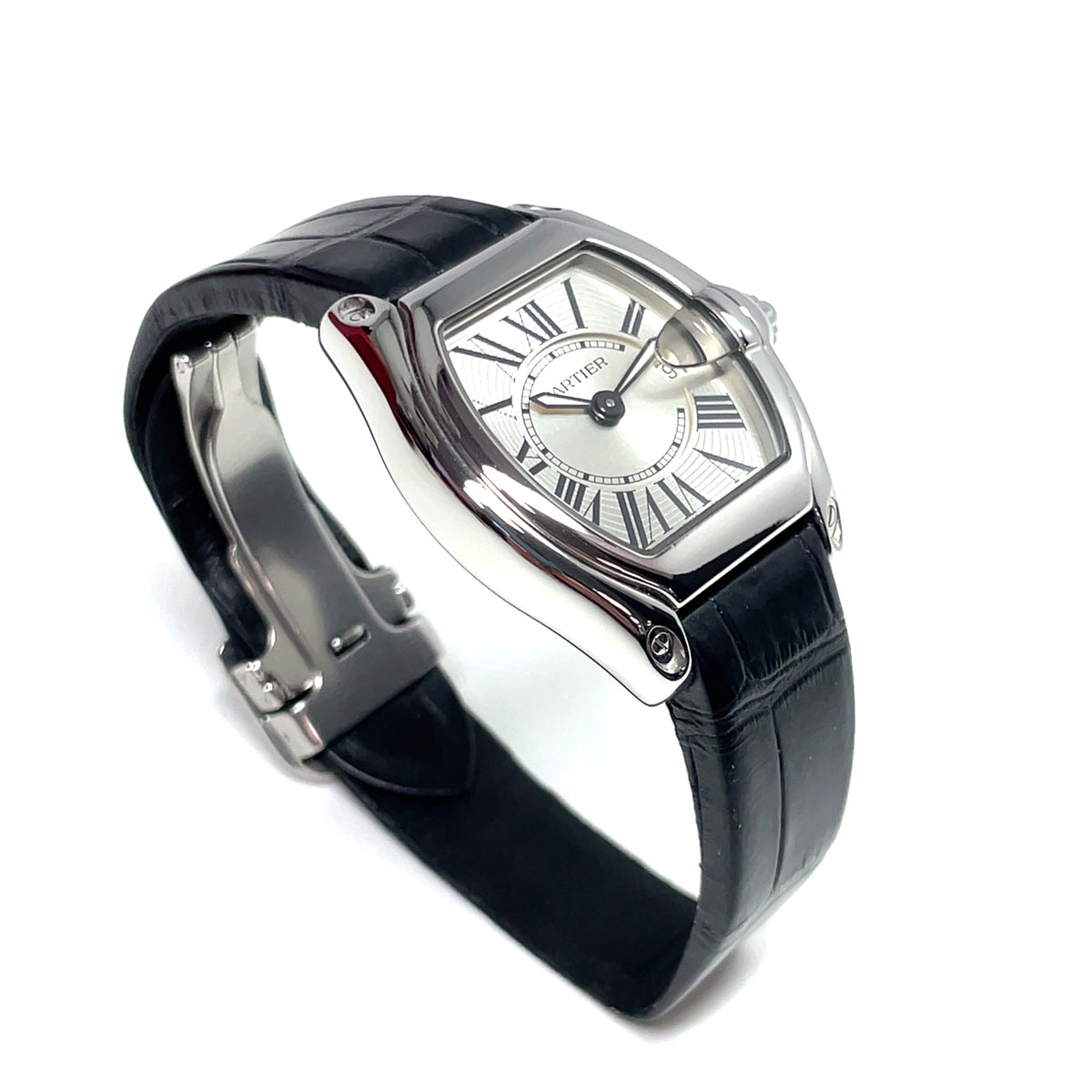 Pre-Owned Cartier Roadster Quartz Stainless Steel Quartz Women's Watch 31mm W62016V3