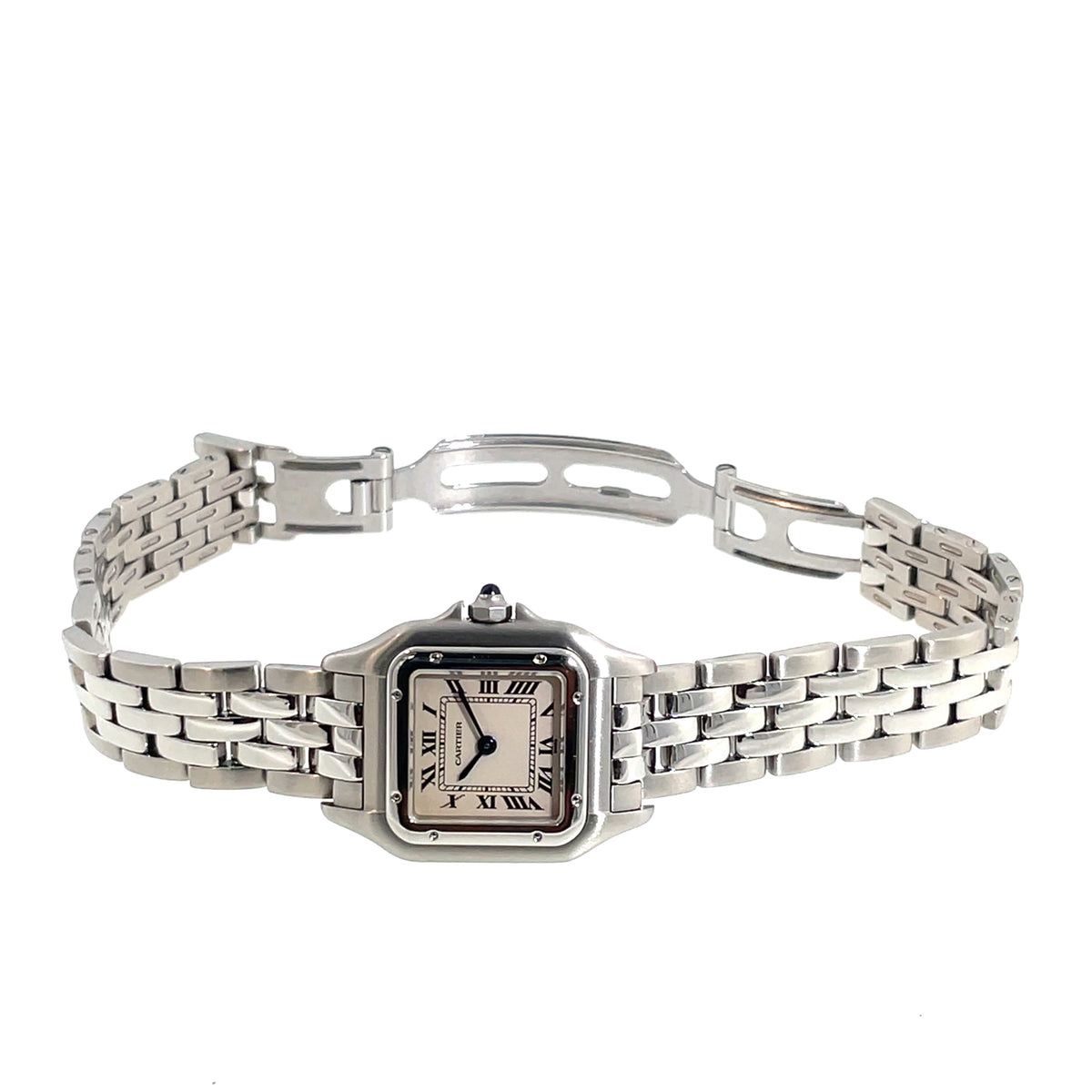 Pre-Owned Cartier Panthere Stainless Steel Watch 1320 22mm