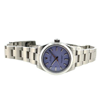 Pre-owned Rolex 31mm Oyster Perpetual Lavender Oystersteel 277200 Watch