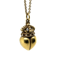Pre-Owned B. Keiselstein 18K Yellow Gold Heart Necklace