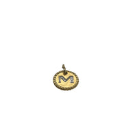 Pre-owned David Yurman 18K Yellow Gold Initial M Necklace