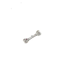Pre-owned Roberto Coin 18K White Gold Dog Bone Necklace