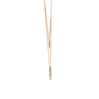 Pre-Owned 18K Yellow Gold Lariat Evil Eye Necklace