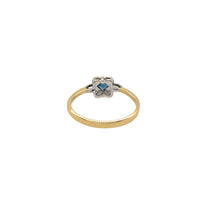 Pre-Owned 18K Two-Tone Sapphire Ring