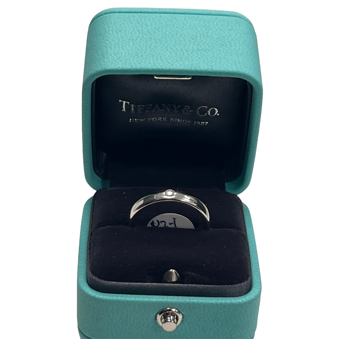 Pre-owned Tiffany & Co. Platinum Lucida Diamond Ring