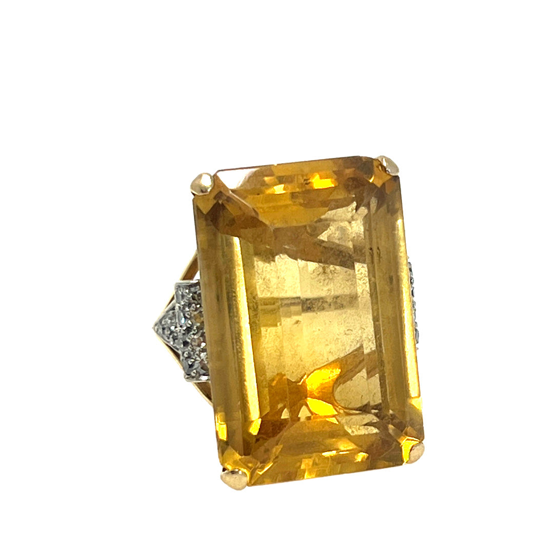 Pre-OWned 14K Yellow Gold Citrine Ring