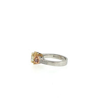 Pre-owned Gregg Ruth Yellow & Pink Diamond Ring