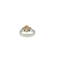 Pre-owned Gregg Ruth Yellow & Pink Diamond Ring