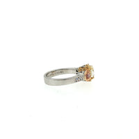Pre-owned Gregg Ruth Yellow & Pink Diamond Ring