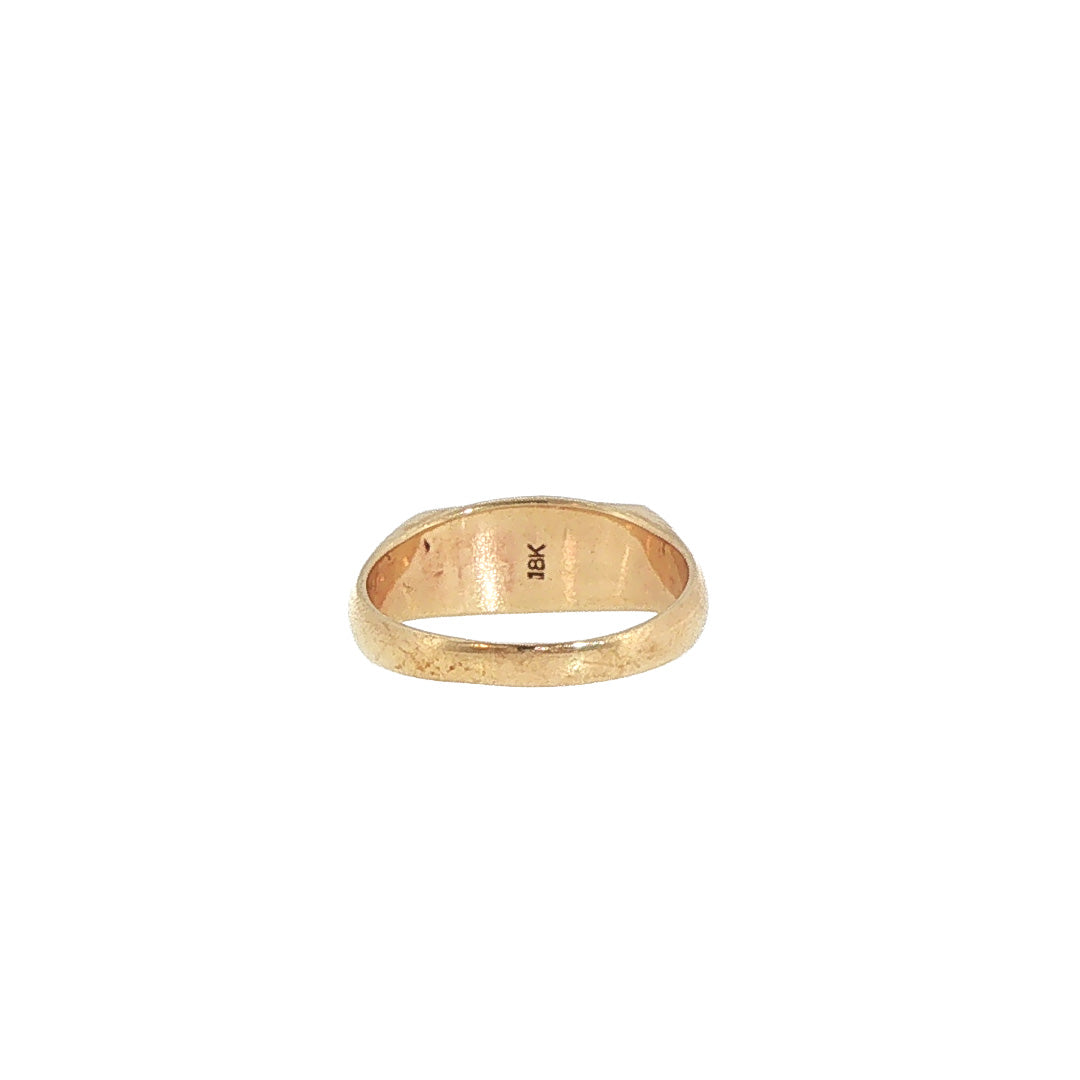 Pre-Owned 14K Yellow Gold Jade Ring