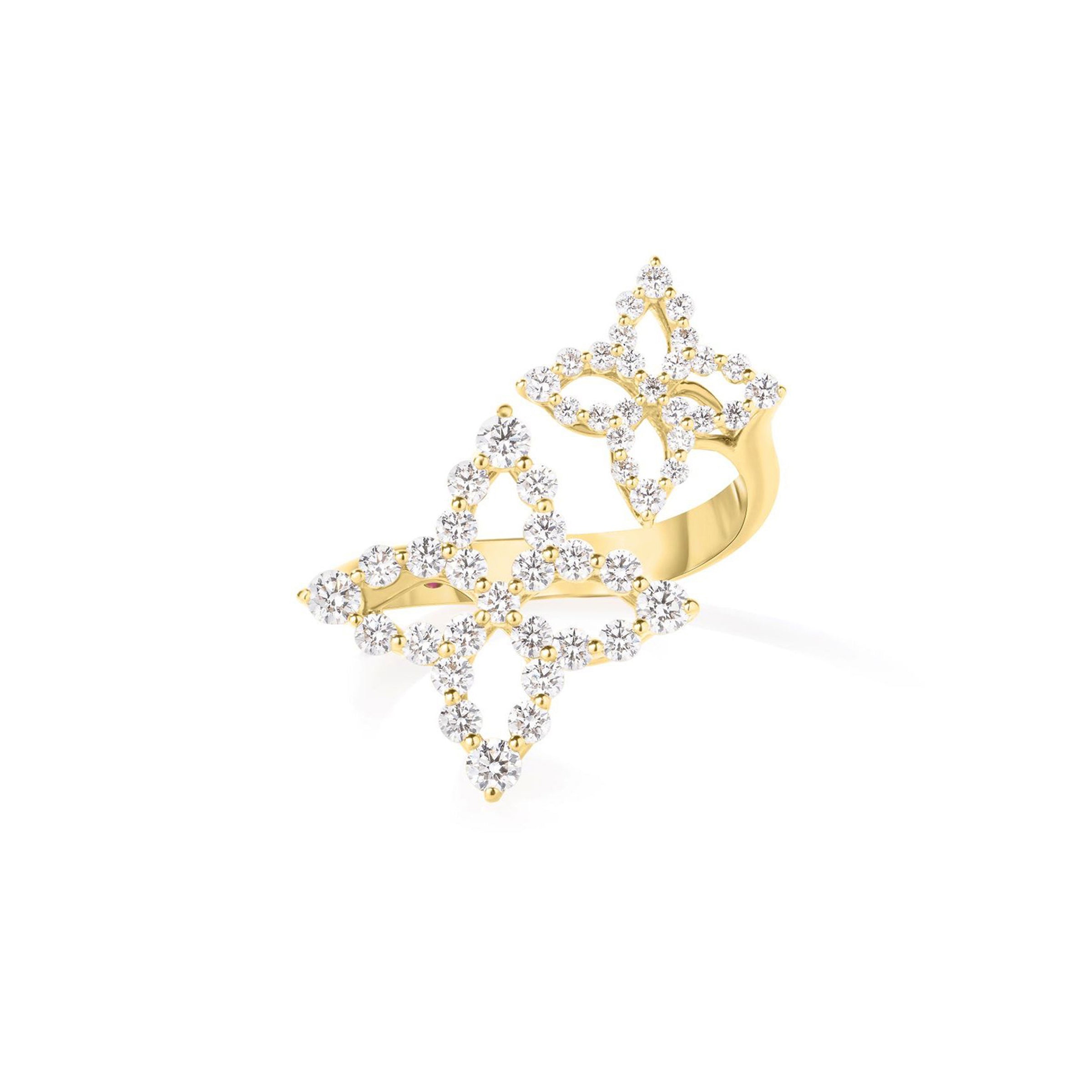 Roberto Coin 18K Yellow Gold Venetian Princess Diamond Ring