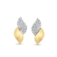 Roberto Coin 18K Yellow/White Gold San Marco Diamond Stud Earrings