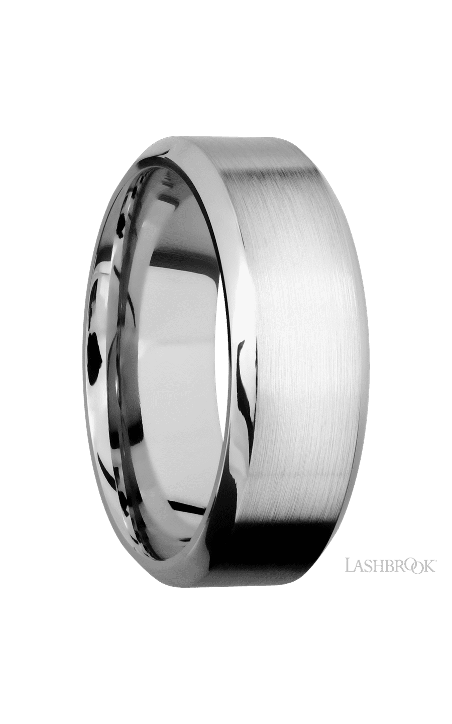 8 mm wide High Bevel Cobalt Chrome band img2