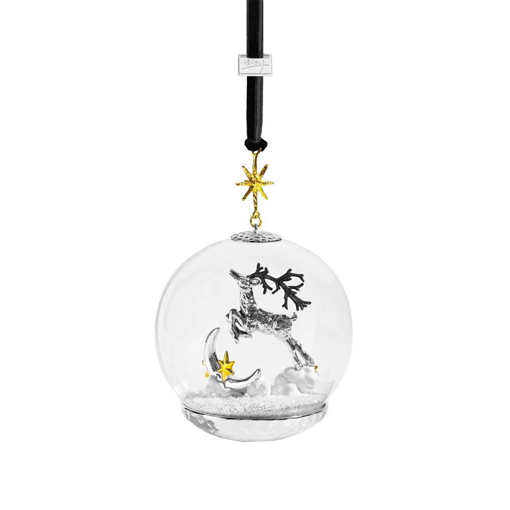 Michael Aram Reindeer Snow Globe Ornament