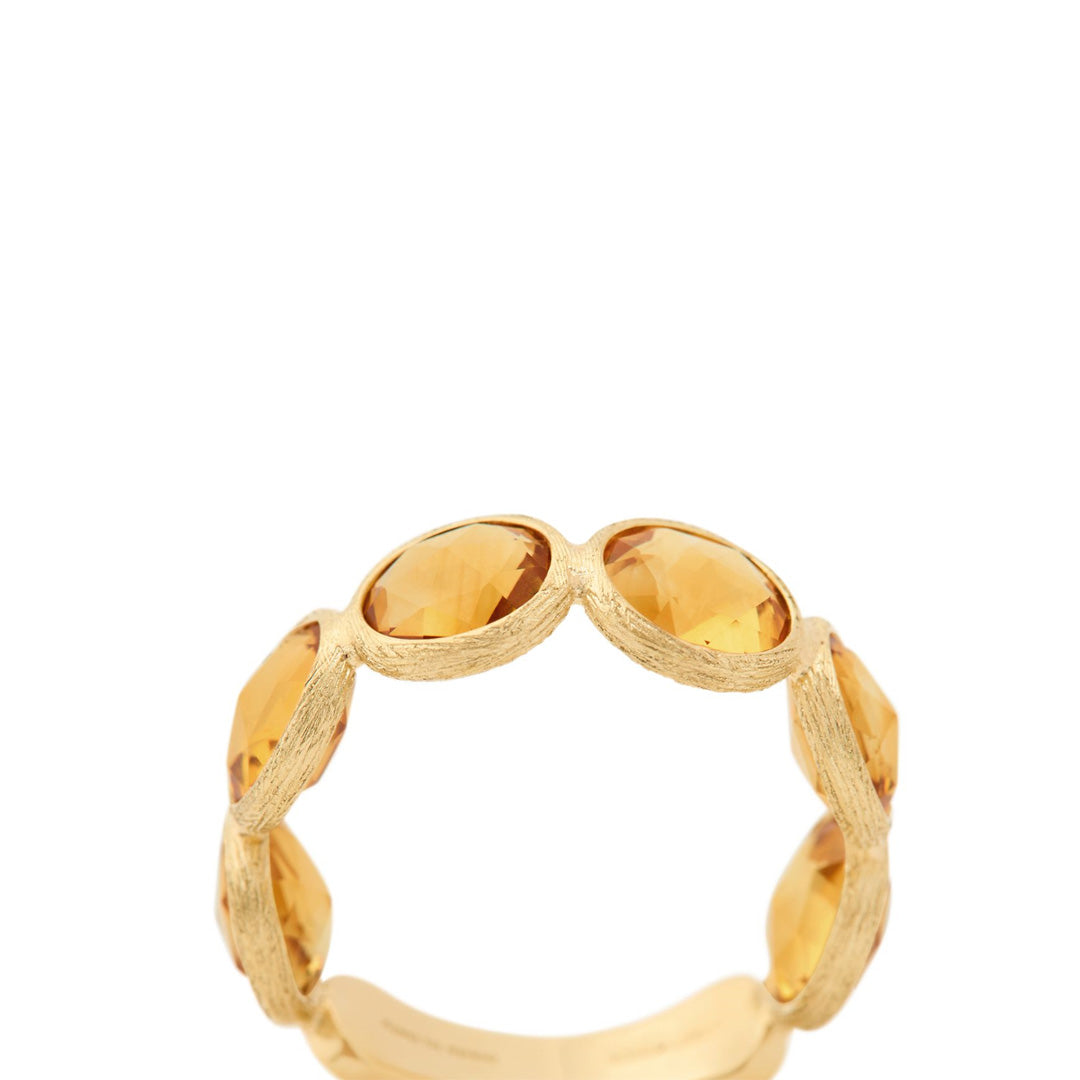 Marco Bicego 18K Yellow Gold Yellow Quartz Jaipur Ring - NAGI