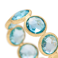 Marco Bicego 18K Yellow Gold BlueTopaz Jaipur Color Ring
