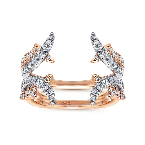 Gabriel & Co. 14K Gold Jacket Wedding Band - NAGI