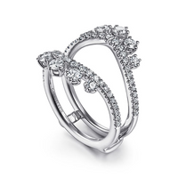 Gabriel & Co. 14K White Gold Jacket Wedding Band - NAGI