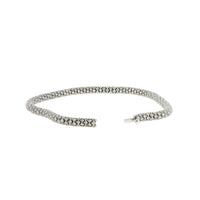 14K White Gold Pave Diamond Tennis Bracelet, 5.99 Carats