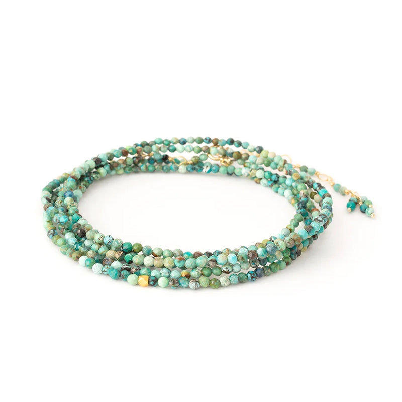 Anne Sportun Turquoise Wrap Bracelet Necklace