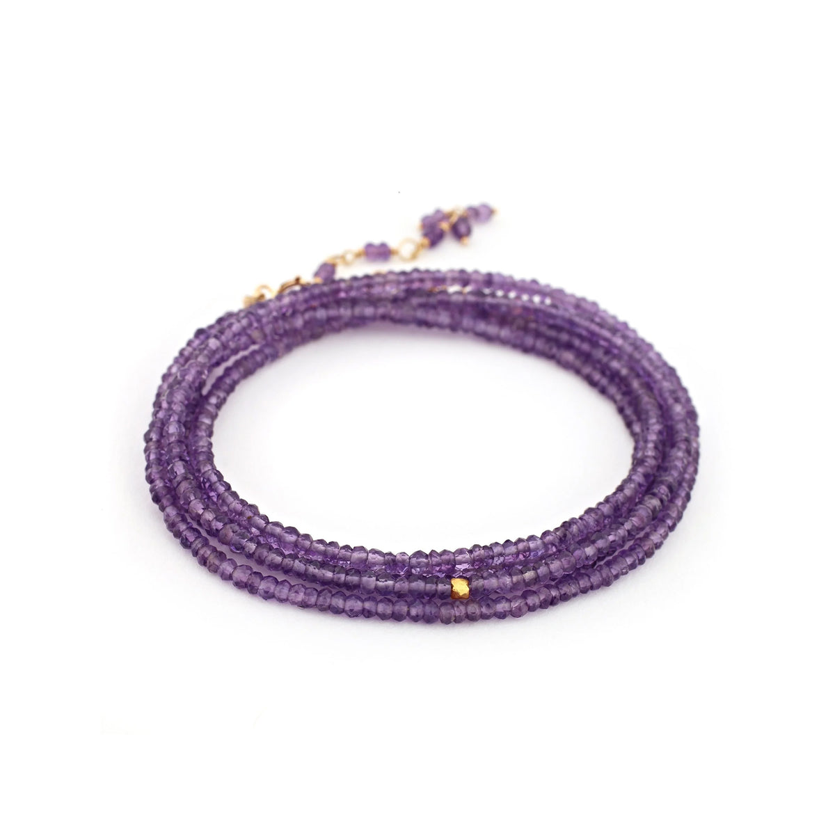 Anne Sportun Amethyst Wrap Bracelet Necklace