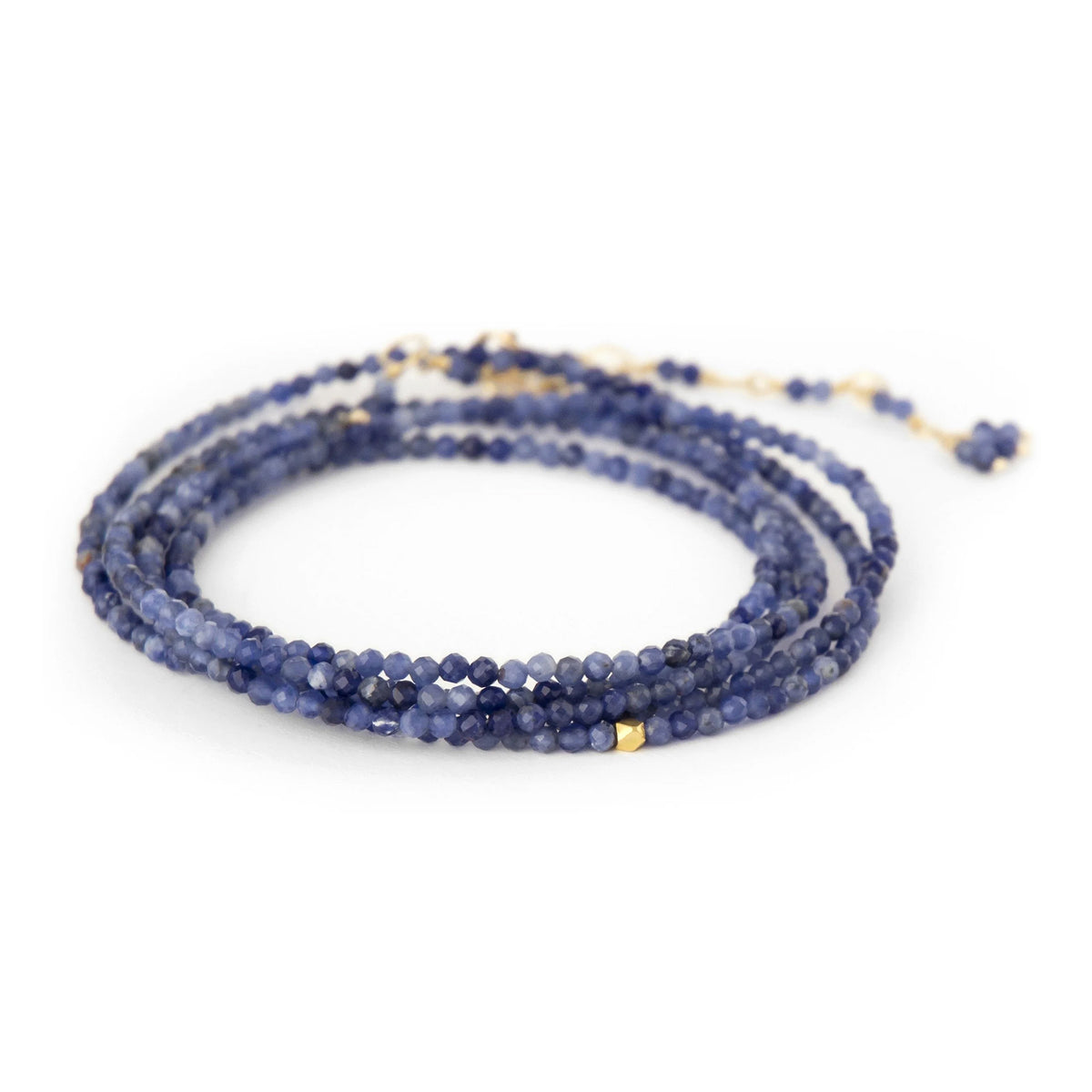Anne Sportun Sodalite Wrap Bracelet Necklace