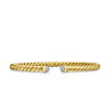 David Yurman Cable Flex Bracelet in 18K Yellow Gold with Diamonds, 4mm