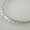 Pre-owned David Yurman Stax Cable Silver Bracelet 5MM